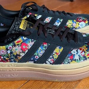 adidas Black Floral Sneakers